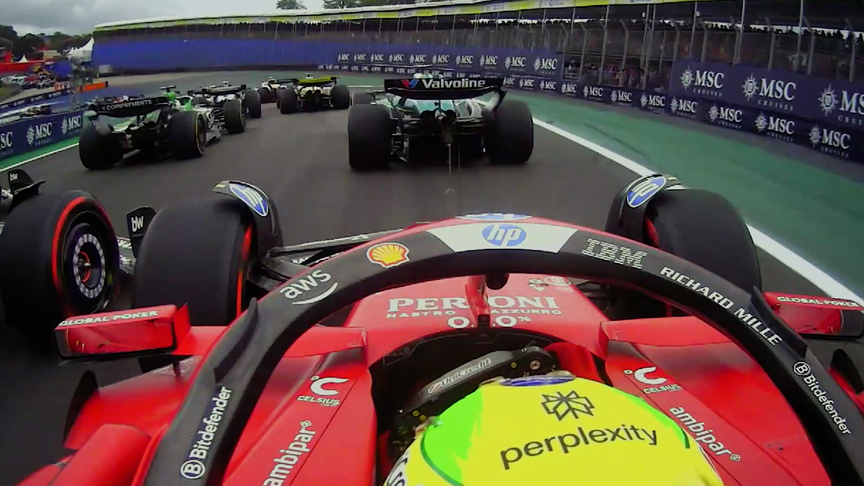2025 Sao Paulo Grand Prix: Best race start onboards