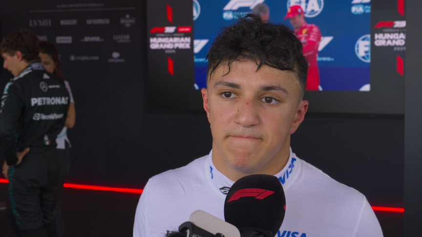 Hadjar disappointed with P10: 'Literally I went in the grass on my best lap'