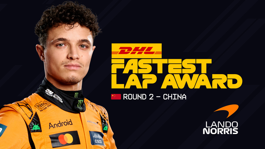 DHL Fastest Lap Award – 2025 Chinese Grand Prix