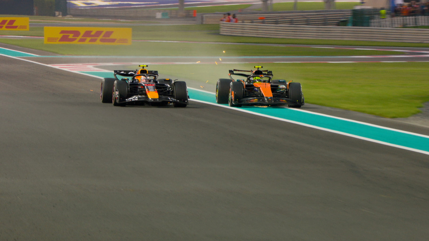 2025 Abu Dhabi Grand Prix: Norris scythes through the field to take four cars in two laps