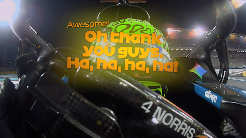 2025 Abu Dhabi Grand Prix: Norris crosses the line to become the new World Champion