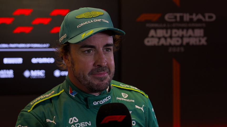 Alonso targeting ‘more front grip tomorrow’ after Friday practice in Abu Dhabi